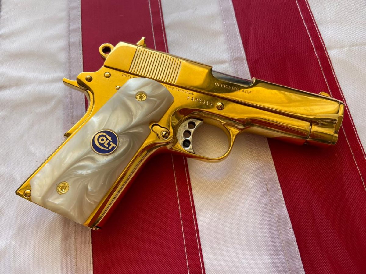 Colt MK IV gold custom