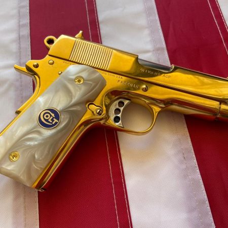 Colt MK IV gold custom