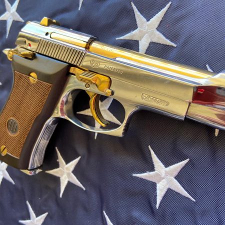 beretta gold plated 1 custom pistol grips