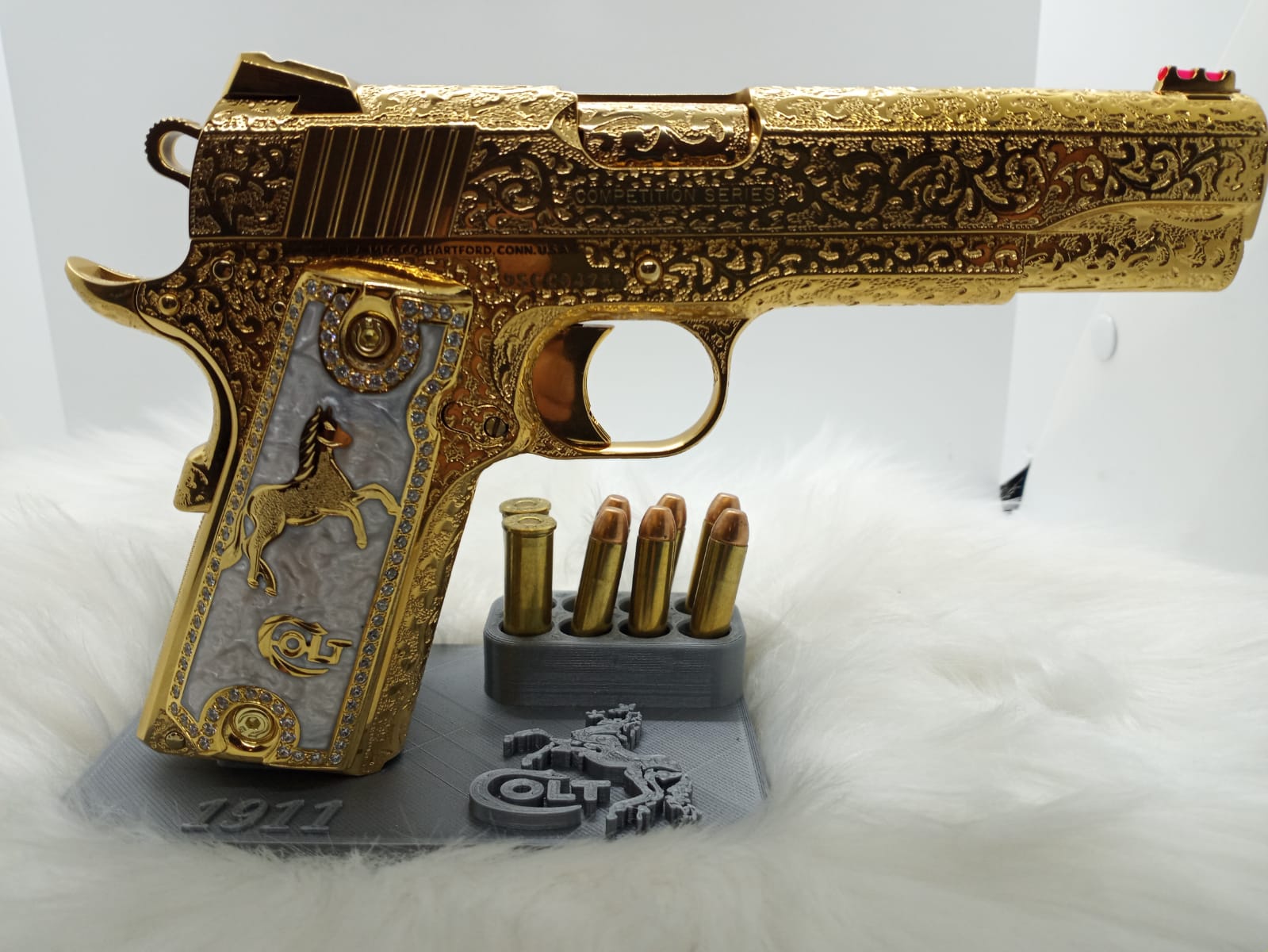 1911 custom gold