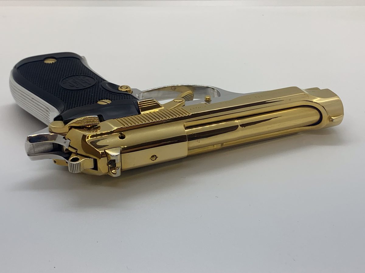 Gold Plated Beretta 92FS - American Golden Gun